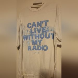 Sean Jean Can't Live Without My Radio T-Shirt, Large